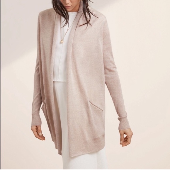 Wilfred Silk/Cashmere Long Cardigan, XS, Blue - Picture 8 of 8